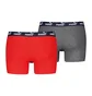 Трусы мужские Puma Everyday (2 шт) Red/Grey 701232894-003
