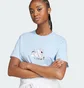 Футболка женская Adidas Doodle Hunt Light Blue JM4383