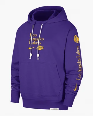 Худи мужское Nike Los Angeles Lakers Standard Issue Courtside Dri-Fit Nba Hoodie Violet FD8594-504
