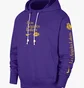 Худи мужское Nike Los Angeles Lakers Standard Issue Courtside Dri-Fit Nba Hoodie Violet FD8594-504