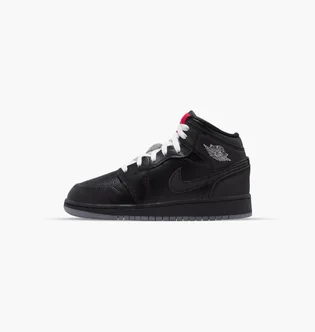 Кроссовки детские Air Jordan 1 Mid Bg Black HV5180-010