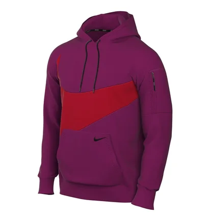 Худі чоловіче Nike Therma Fit Hoodie Pullover Swoosh Bordo DQ5401-549