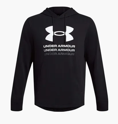 Худі чоловіче Under Armour Rival Terry Graphic Black 1386047-001