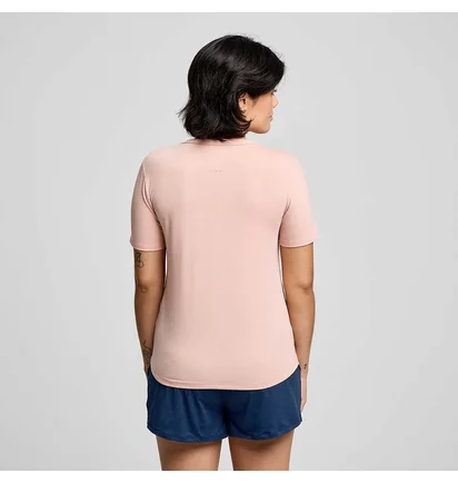 Футболка женская Saucony Triumph Short Sleeve Beige SAW800475-WR