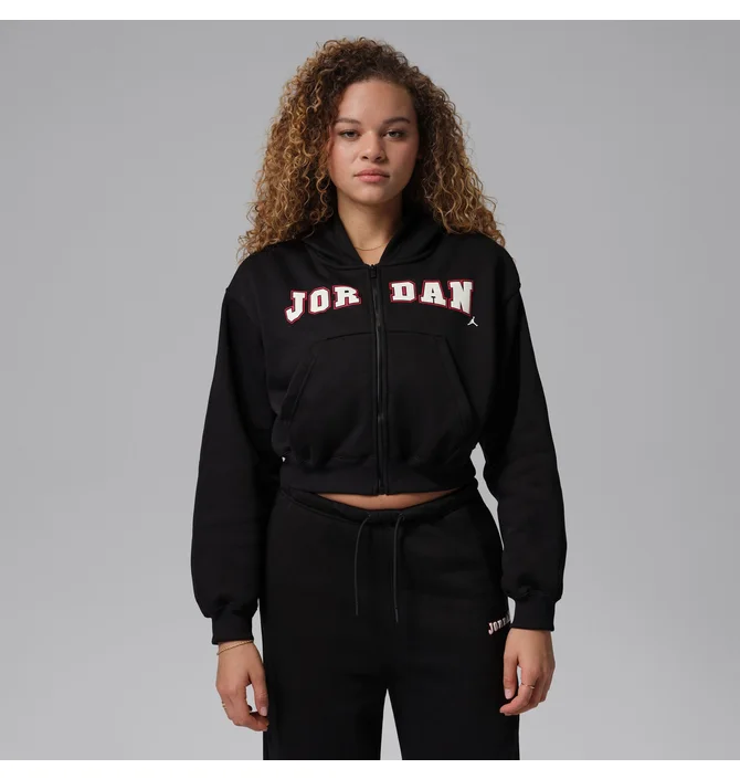 ᐉ Толстовка жіноча Air Jordan W J Brk Flc Fz Mod Crp Jd Black