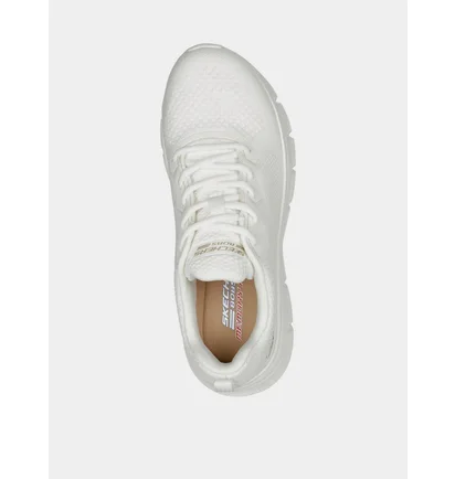 Кроссовки женские Skechers Bobs Sport B Flex Hi — Parallel Force White 117342-OFWT