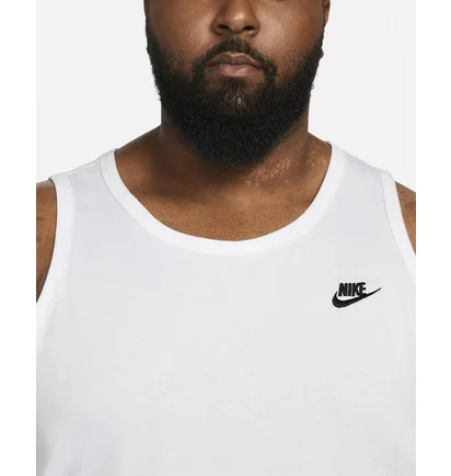 Майка мужская Nike M Nsw Club - Tank White BQ1260-100