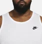 Майка мужская Nike M Nsw Club - Tank White BQ1260-100