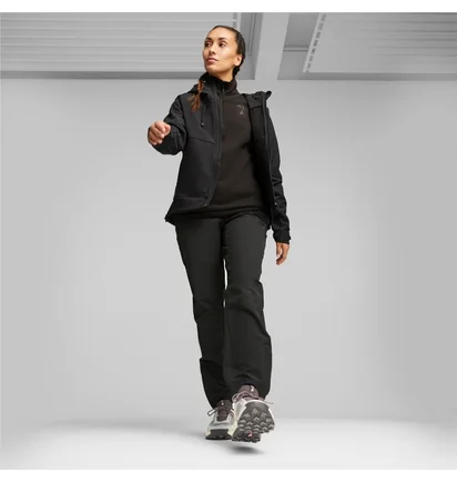 Куртка женская Puma Seasons Softshell Running Jacket Black 524117-01