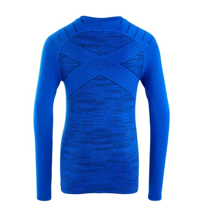 Лонгслів чоловічий Kipsta Keepdry 500 Blue 8641695