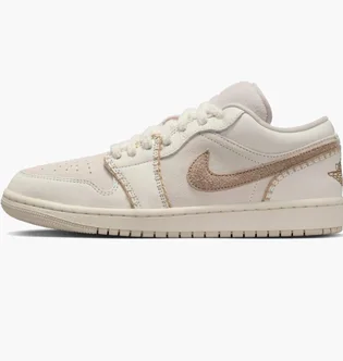 Кроссовки женские Air Jordan 1 Low Hemp Beige HV4268-120
