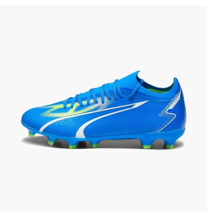 Бутсы унисекс Puma Ultra Match Fg/Ag Blue 107347-03