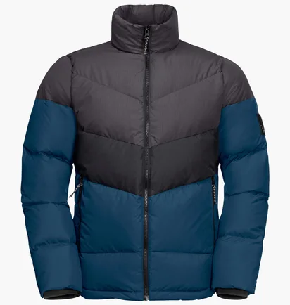 Пуховик чоловічий Jack Wolfskin 365 Fearless Down Puffer Black/Blue 1206421-1134