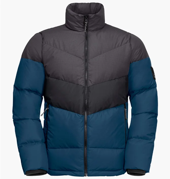 Пуховик чоловічий Jack Wolfskin 365 Fearless Down Puffer Black/Blue 1206421-1134