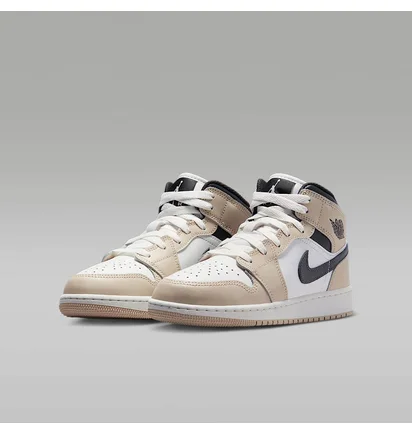 Кросівки дитячі Air Jordan 1 Mid Beige/White DQ8423-153