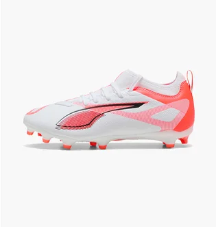 Бутсы детские Puma Ultra 5 Match Fg/Ag White/Red 108167-01