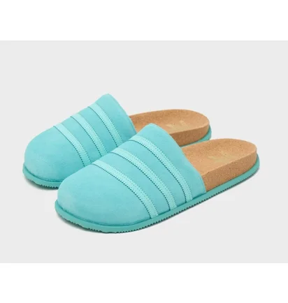 Тапочки мужские Adidas Originals Adimule Lea Slides Light Blue GY2554