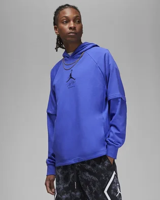 Худі чоловіче Air Jordan Dri-Fit Sport Breakfast Club MenS Graphic Fleece Pullover Hoodie Blue DV9781-430