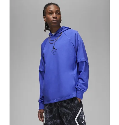 Худі чоловіче Air Jordan Dri-Fit Sport Breakfast Club MenS Graphic Fleece Pullover Hoodie Blue DV9781-430