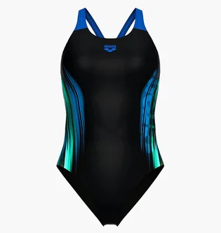 Купальник жіночий Arena Breath Swimsuit V Back Lb 38 Black 008330-580