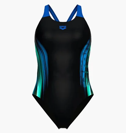 Купальник женский Arena Breath Swimsuit V Back Lb 38 Black 008330-580