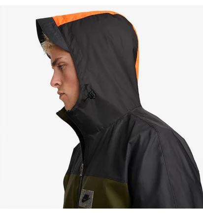 Куртка чоловіча Nike Sportswear Woven Jacket Black/Olive Dx1662-326