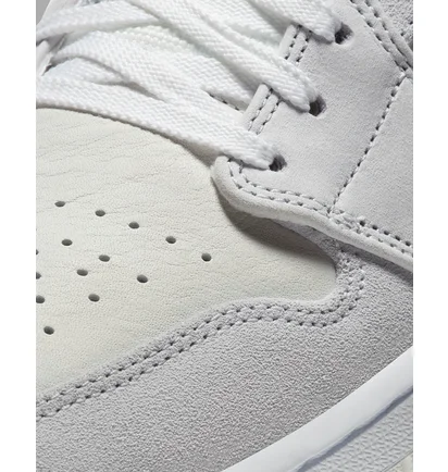 Кроссовки мужские Air Jordan 1 Low White/Grey CV3043-100