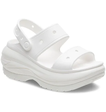 Тапочки унісекс CROCS Mega Crush Sandal White 207989-100
