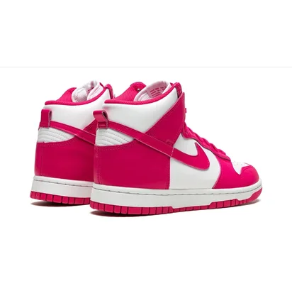 Кроссовки женские Nike Wmns Dunk High White/Pink DD1869-110