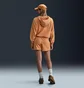 Толстовка женская Nike Nsw Chll Ft Fz Hdy Orange FN2415-856
