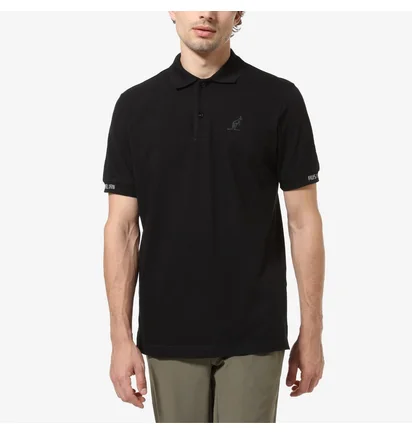 Поло мужское AUSTRALIAN Logos Polo Pique El R-Fit Black LSUPO0063-003