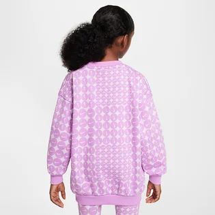 Світшот дитячий Nike Sportswear Club Fleece Oversized Crew-Neck Pink HF8209-532