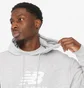 Худі чоловіче New Balance Stacked Logo French Terry Hoodie Grey MT41501