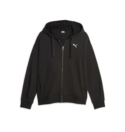 Спортивный костюм женский Puma Her Full-Zip Hoodie Tr High Waist Pants Black 676003-01__676006-01