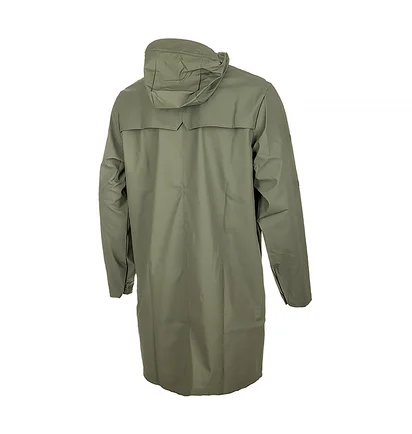 Пальто унісекс Rains Long Jacket Green 1202-OLIVE
