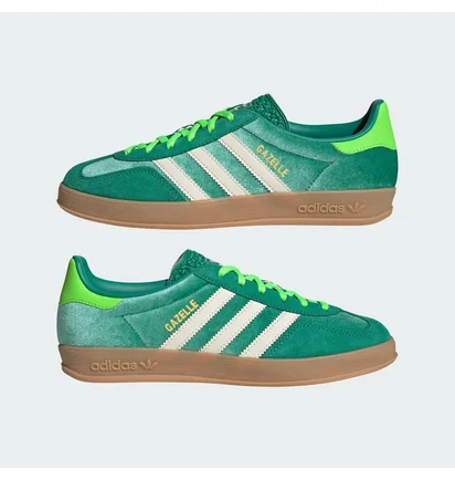 Кроссовки женские Adidas Gazelle Indoor Green JI2715