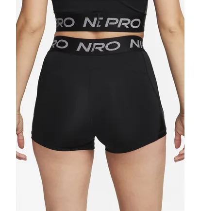 Шорты женские Nike Pro Mid-Rise 3 Shorts Black FB5586-010