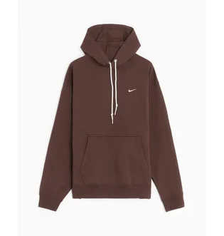 Худи мужское Nike Solo Swoosh Fleece Hoodie Brown DX1355-237