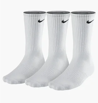 Носки унисекс Nike U Perf Ltwt Crew (3 пары) White Sx4704-101