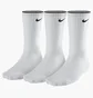 Носки унисекс Nike U Perf Ltwt Crew (3 пары) White Sx4704-101