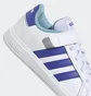 Кроссовки детские Adidas Grand Court Elastic Lace And Top Strap Sportswear White HP8915