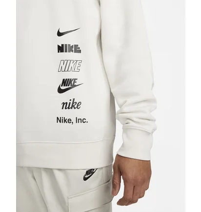 Свитшот мужской Nike Sweat Crew Multi Logo White DX0781-030