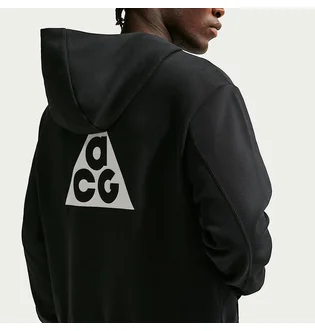 Худи мужское Nike Acg Magic Hour MenS Dri-Fit Trail Hoodie Black/White IO9667-010