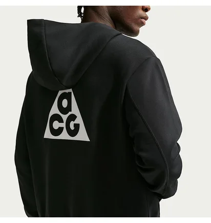 Худі чоловіче Nike Acg Magic Hour MenS Dri-Fit Trail Hoodie Black/White IO9667-010