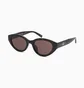 Солнцезащитные очки женские Gucci Black/Brown GG2105SA-002-52
