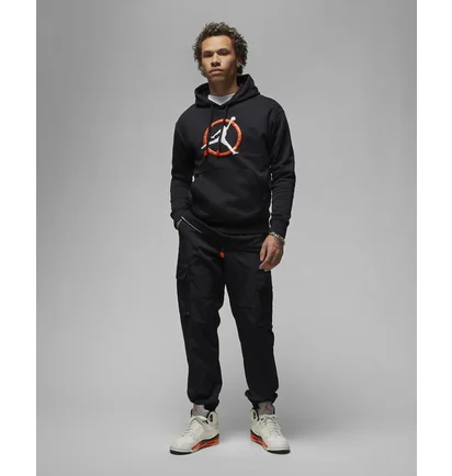Худи мужское Air Jordan Air Flt Mvp Gfx Flc Po Black Fb7050-010