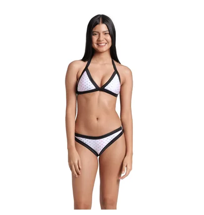 Купальник женский Arena Rainbow Monogram Bikini Triang White 007079-115