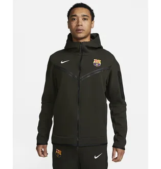 Мужская ветровка Nike Fc Barcelona Tech Fleece Windrunner Olive DV5554-355