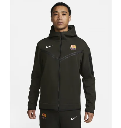 Вітровка чоловіча Nike Fc Barcelona Tech Fleece Windrunner Olive DV5554-355