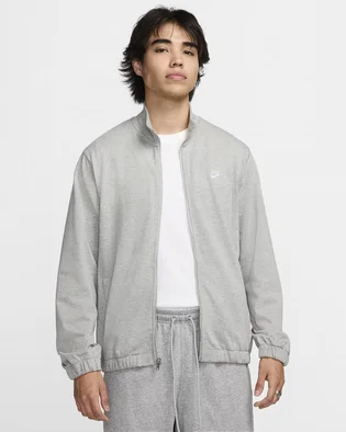 Олімпійка чоловіча Nike Club Knit Jacket Grey FQ3426-063